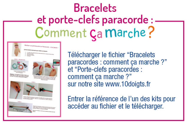 Paracord Cords - 6 Pieces - 8 - Paracord - 10doigts.com - Paracordes - 10doigts.fr