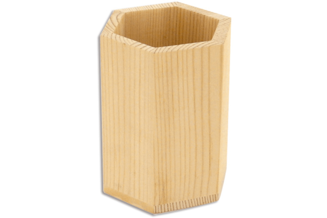 Hexagonal Pen Holder - 1 - Pencil Pots, Cache-Pots - 10doigts.com - Pots à crayons, cache-pots - 10doigts.fr
