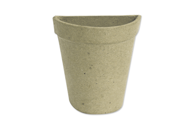 Half-Paper Mache Pot - 1 - Cardboard Pots - 10doigts.com - Pots en carton - 10doigts.fr