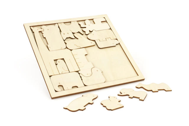 Animal Stacking Puzzle - 5 - Puzzles - 10doigts.com - Puzzles - 10doigts.fr