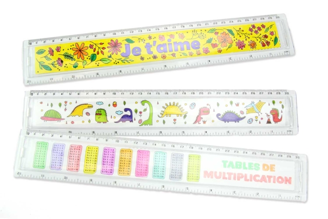 regla - Plastique Transparent - 10doigts.fr