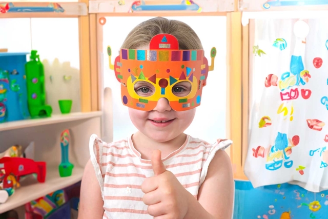 Disfraz de Robot Cumpleaños - Masques créatifs enfants - 10doigts.fr