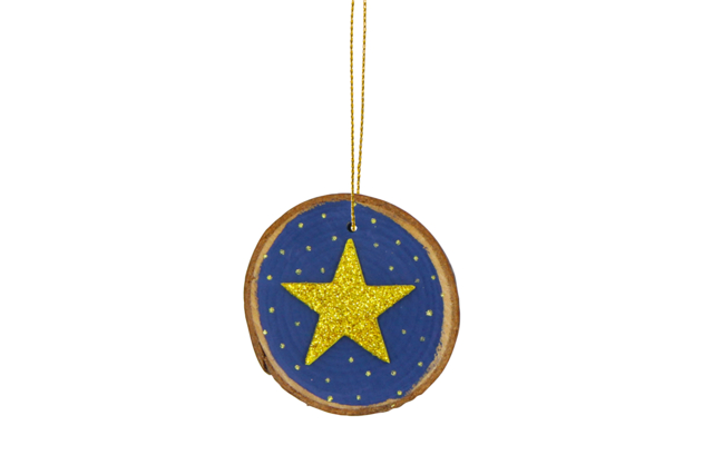 rodajas de madera estrella - Gommettes de Noël : autocollants et stickers créatifs pour enfants - 10doigts.fr