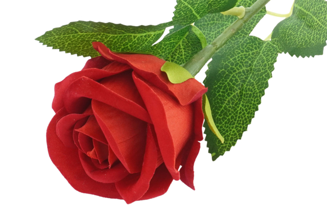 Artificial Velvet Effect Rose - 3 - Flowers, Plants - 10doigts.com - Fleurs et végétaux pour l’Art Floral : La nature à l'honneur - 10doigts.fr