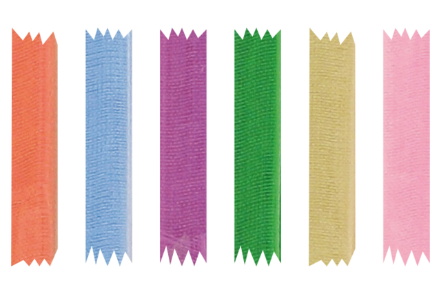 Organza Ribbons - 6 Colors - 10 - Ribbons and Bows - 10doigts.com - Nœuds et rubans pour toutes vos créations - 10doigts.fr