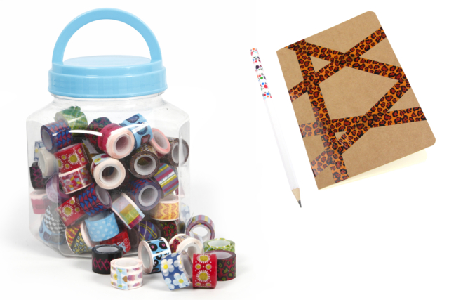 Patterned Adhesive Tapes – 90 Pieces - 6 - Colored Adhesives and Masking Tape - 10doigts.com - Adhésifs colorés et Masking tape - 10doigts.fr