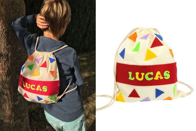 mochila de niño - Coton, lin - Textiles - 10doigts.fr