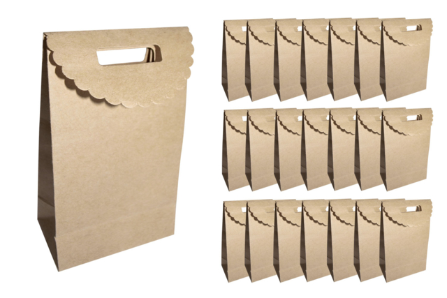 Small Kraft Pouches - 24 Pieces - 4 - Gift Wrap and Bags - 10doigts.com - Papiers cadeaux et sacs - 10doigts.fr