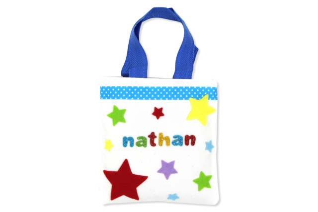 bolsa de algodón para decorar niño - Coton, lin - Textiles - 10doigts.fr