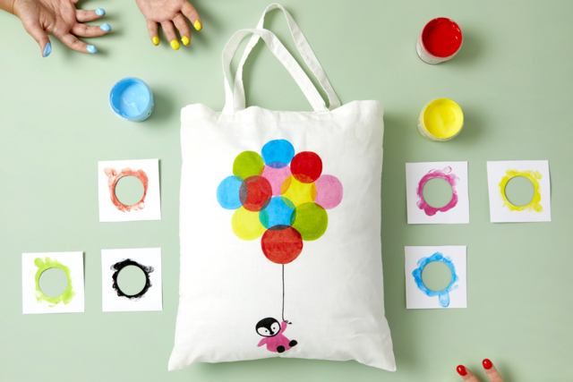 bolsa de compras tactilcolor - Peinture textile : tout le matériel pour personnaliser tissu et vêtements - 10doigts.fr