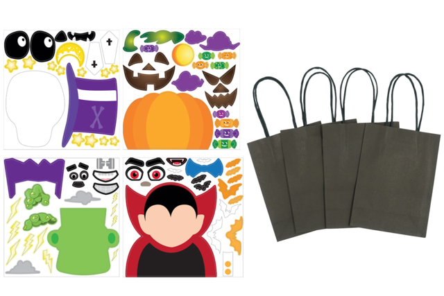 Halloween Character Bags Kit - 4 Pieces - 2 - Halloween Treat Bags - 10doigts.com - Sacs à bonbons Halloween - 10doigts.fr