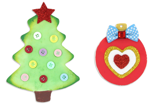 abeto y bola de Navidad - Emporte-pièces créatifs pour enfants - 10doigts.fr