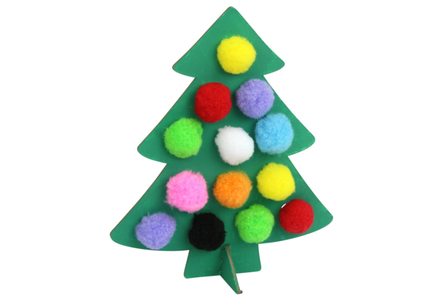 pompones - Kits créatifs de Noël pour les enfants - 10doigts.fr
