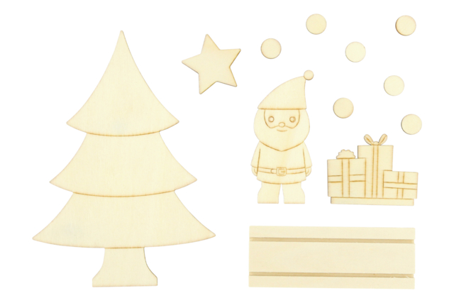 escena de madera - Objets en bois Noël - 10doigts.fr