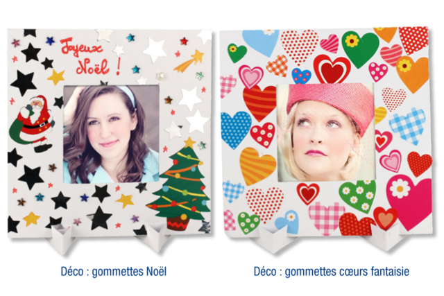 Square Coloring Photo Frames - 8 Pieces - 1 - Paper Supports - 10doigts.com - Supports en papier - 10doigts.fr