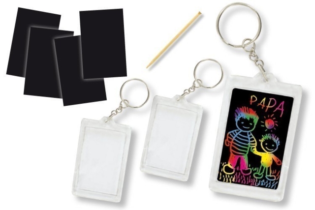 Scratch-off Keychains - 2 Pieces - 0 - Keychains - 10doigts.com - Porte-clés - 10doigts.fr