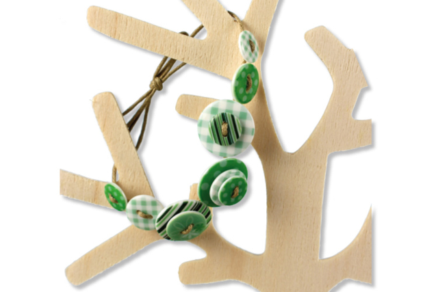Green Ombre Patterned Buttons - 28 Pieces - 3 - Buttons - 10doigts.com - Boutons fantaisie et décoratifs pour tous vos DIY - 10doigts.fr
