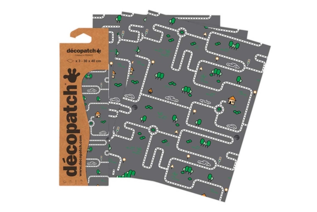 Set de 3 hojas Décopatch N° 907 - Papiers Décopatch - 10doigts.fr
