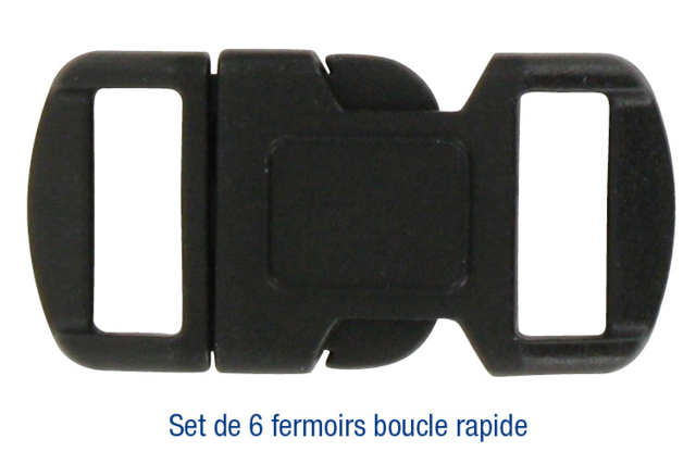 Plastic Clip Closures - 3 - Clips and Carabiners - 10doigts.com - Clips et mousquetons : les finitions pour vos accessoires DIY - 10doigts.fr