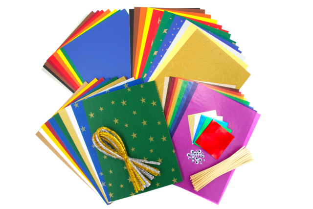 set de papel navideño creativo - Papiers saisonniers - 10doigts.fr