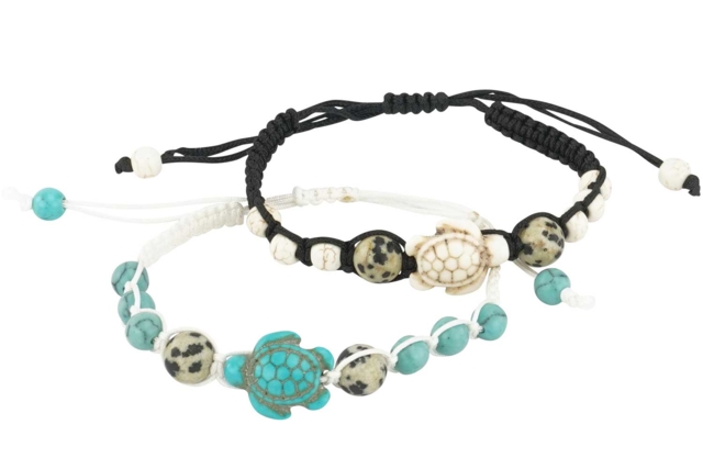 Shamballa Turtle Bracelets - 2 Assorted Models - 1 - Shamballa Jewelry - 10doigts.com - Bijoux Shamballas - 10doigts.fr