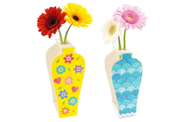 Wooden Vase - 3 - Office Supplies - 10doigts.com - Objets pour le bureau : personnalisez votre espace de travail - 10doigts.fr