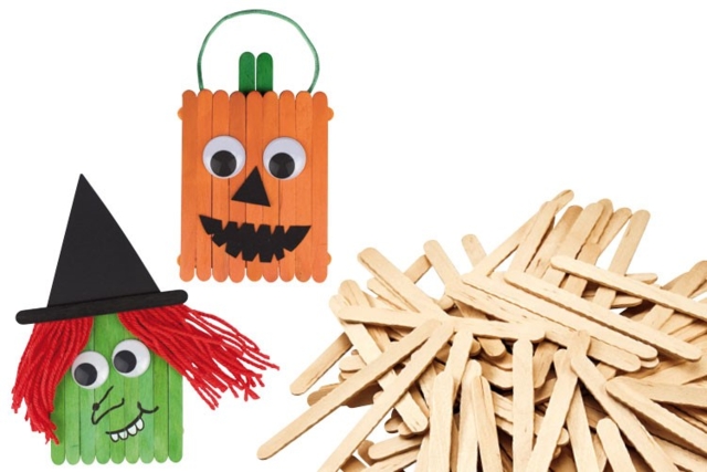 bruja en palitos de helado - Accessoires en bois - 10doigts.fr