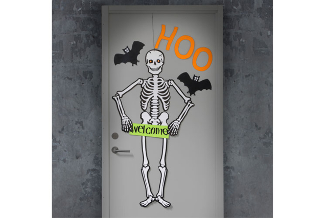 Glow-in-the-Dark Giant Skeleton with Joints - 4 - Halloween Craft Kits - 10doigts.com - Kits créatifs Halloween - 10doigts.fr