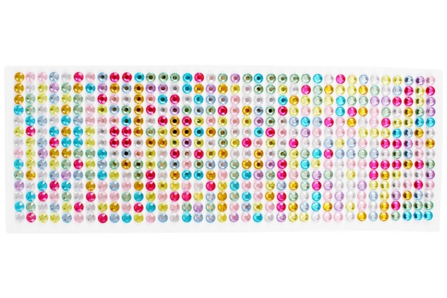 Adhesive Rhinestones Strips Ø 6 mm - 504 Pieces - 1 - Rhinestones - 10doigts.com - Strass : apportez de l'éclat à toutes vos créations - 10doigts.fr