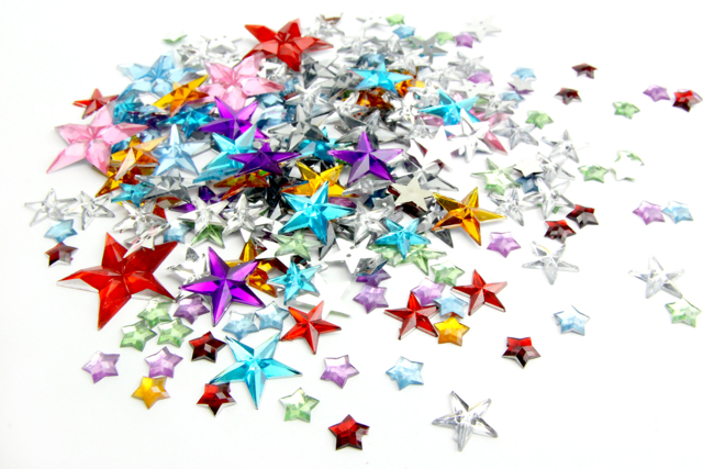 Star Rhinestones - 200 pcs - 1 - Rhinestones - 10doigts.com - Strass : apportez de l'éclat à toutes vos créations - 10doigts.fr