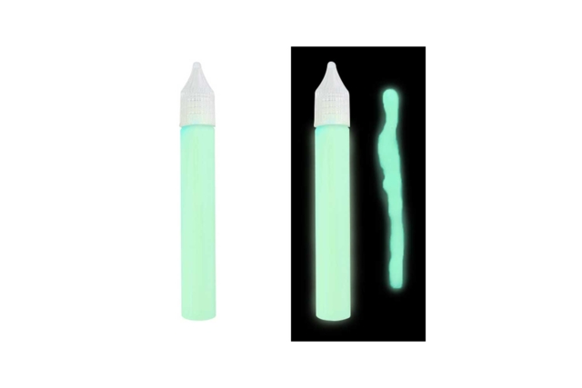 Phosphorescent 3D Pen - 30 ml - 4 - Fluorescent and Phosphorescent Paint - 10doigts.com - Peinture fluo et phosphorescente : de la couleur de jour comme de nuit - 10doigts.fr
