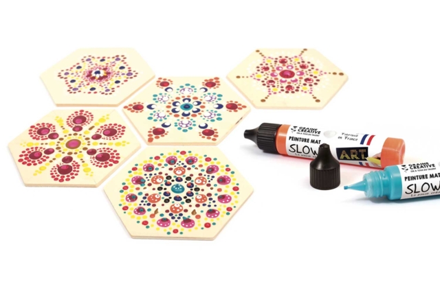 Bolígrafo de pintura 3D dots - Colores opacos - Peinture relief 3D pour effets de matière et créations en volume - 10doigts.fr