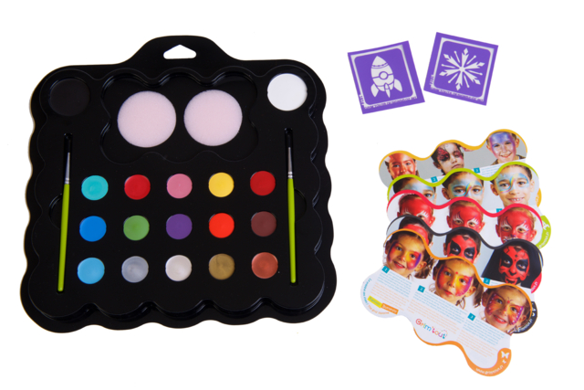 kit de fiesta mega - Maquillage créatif pour enfants - 10doigts.fr