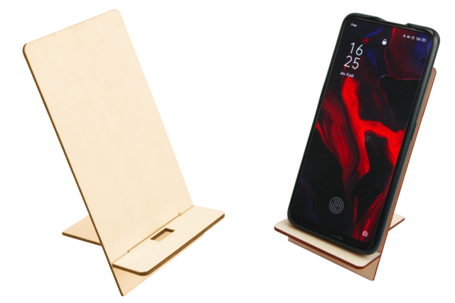 Wooden Smartphone Stands - 6 Pieces - 4 - Office Supplies - 10doigts.com - Objets pour le bureau : personnalisez votre espace de travail - 10doigts.fr