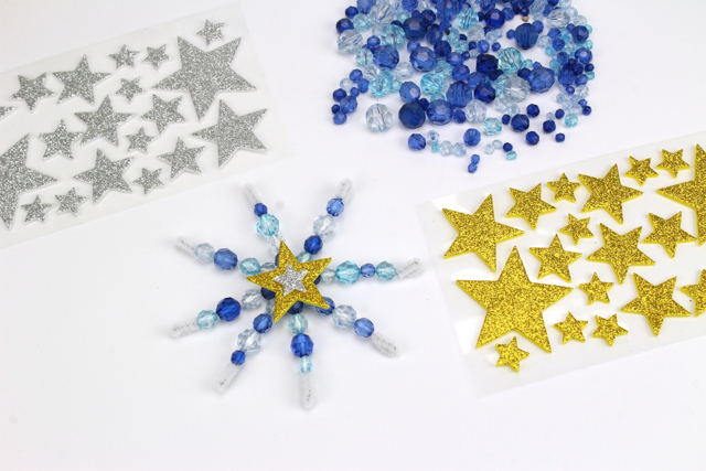 suspensiones de Noël perlas - Perles Acrylique - 10doigts.fr