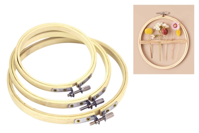 Wooden Embroidery Hoop - Diameter of Your Choice - 13 - Haberdashery Tools - 10doigts.com - Outils de mercerie - 10doigts.fr