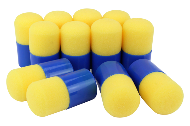 pincel tampón esponja pintura - Tampons mousse, éponges - 10doigts.fr