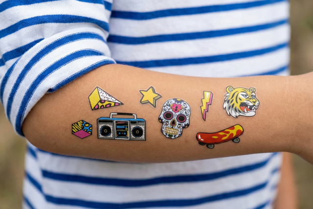 Temporary Tattoos - 20 Sheets - 2 - Creative Makeup for Kids - 10doigts.com - Maquillage créatif pour enfants - 10doigts.fr