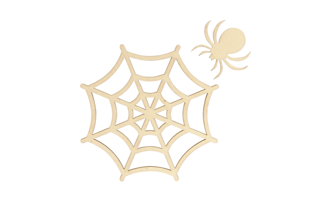 Lienzo araña Personalizar - Supports d'Halloween à décorer - 10doigts.fr
