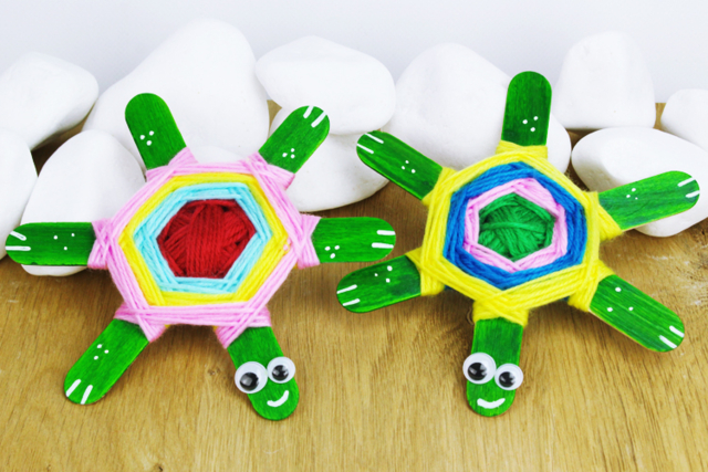Tortugas con palitos de helado - Accessoires en bois - 10doigts.fr