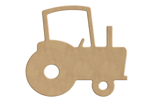 tractor de madera - Supports plats en bois - 10doigts.fr