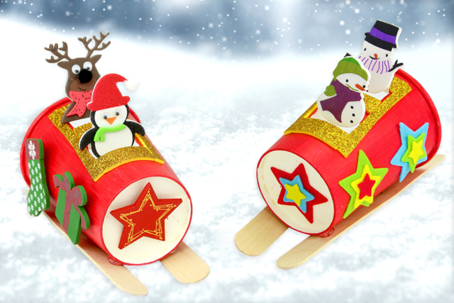 Trineo de Navidad - Accessoires en bois - 10doigts.fr