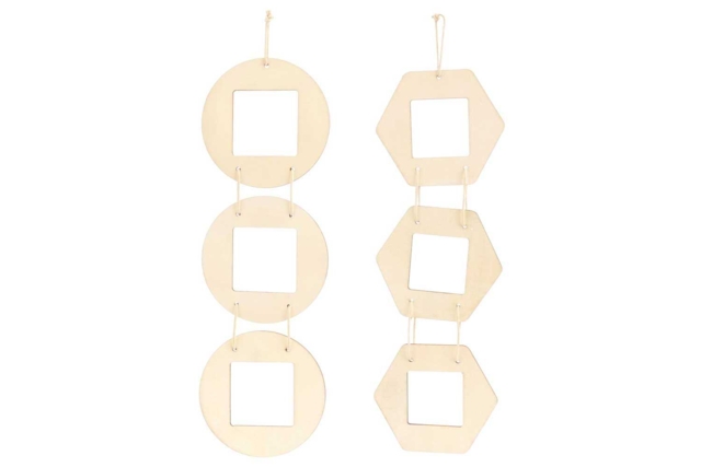 Photo Frame Trios - 2 Sets (6 Frames) - 3 - Wooden Photo Frames - 10doigts.com - Cadres photos en bois - 10doigts.fr