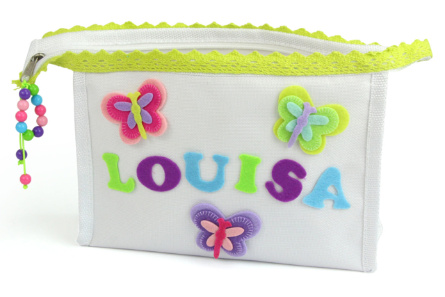 estuche de algodón blanco para decorar - Coton, lin - Textiles - 10doigts.fr