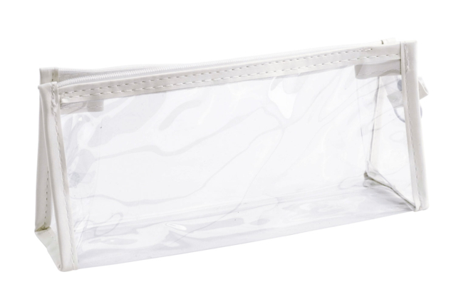 Estuche transparente personalizable - Sacs et trousses en tissu à personnaliser : vos supports de création textile - 10doigts.fr