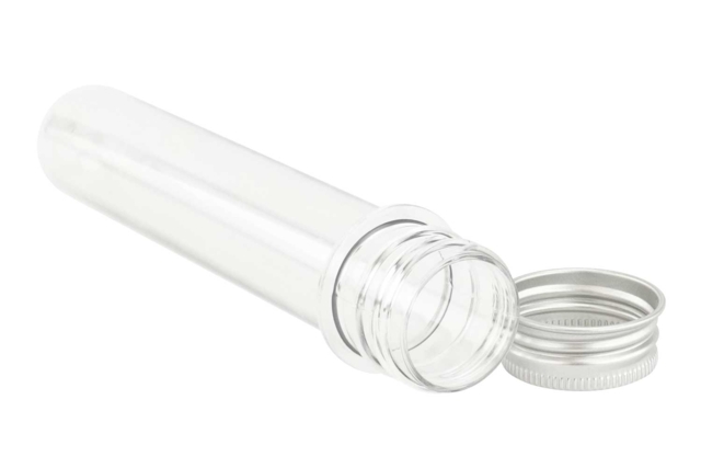 tubo de plástico frasco - Plastique Transparent - 10doigts.fr