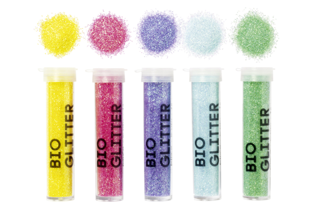 Biodegradable Fine Glitter - Bright Colors - 3 - Glitter - 10doigts.com - Paillettes - 10doigts.fr
