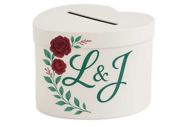 White Heart-Shaped Cardboard Box - 2 - Cardboard Boxes and Baskets - 10doigts.com - Boîtes et corbeilles en carton - 10doigts.fr