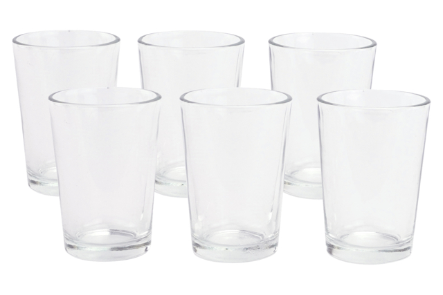 Straight Glasses 20 cl - 6 Pieces - 1 - Glass Supports - 10doigts.com - Supports en Verre - 10doigts.fr