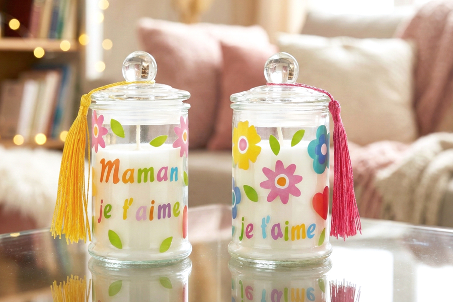 Flower Candle for Parents' Day